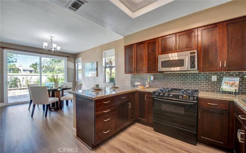 Kitchen opens to Dining Room