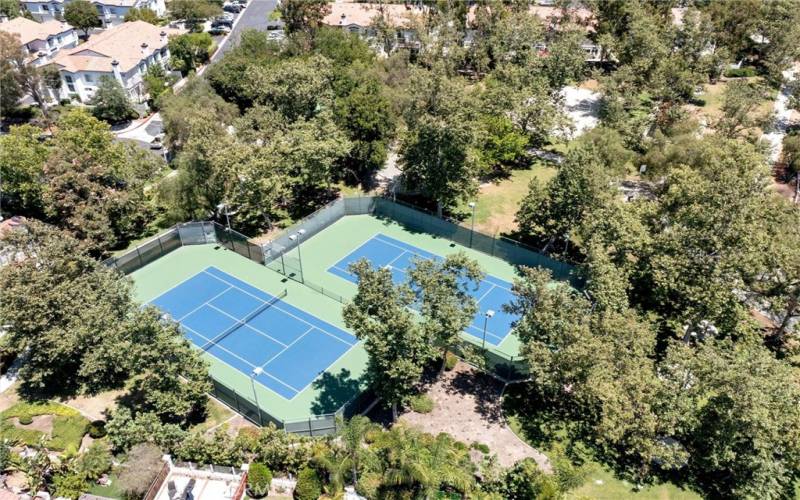 Community Tennis Courts.