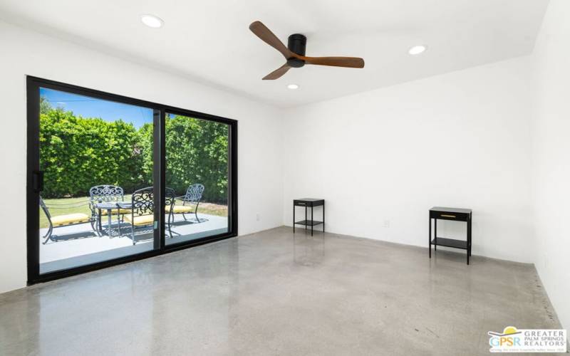 main bedroom - access to patio