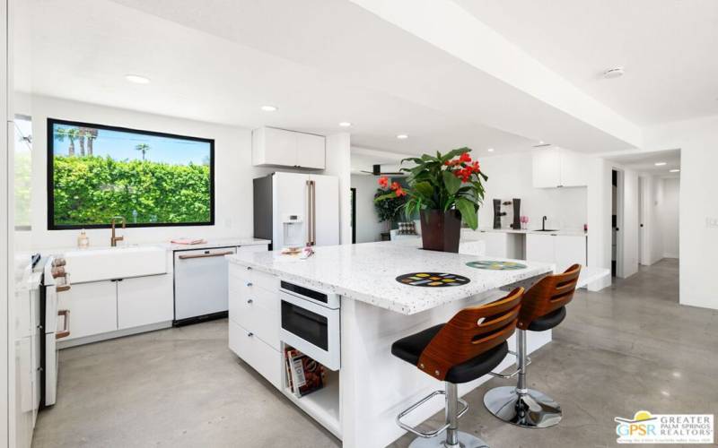 open concept kitchen