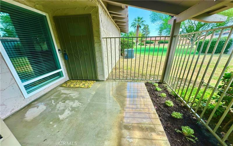 Gated Front Courtyard