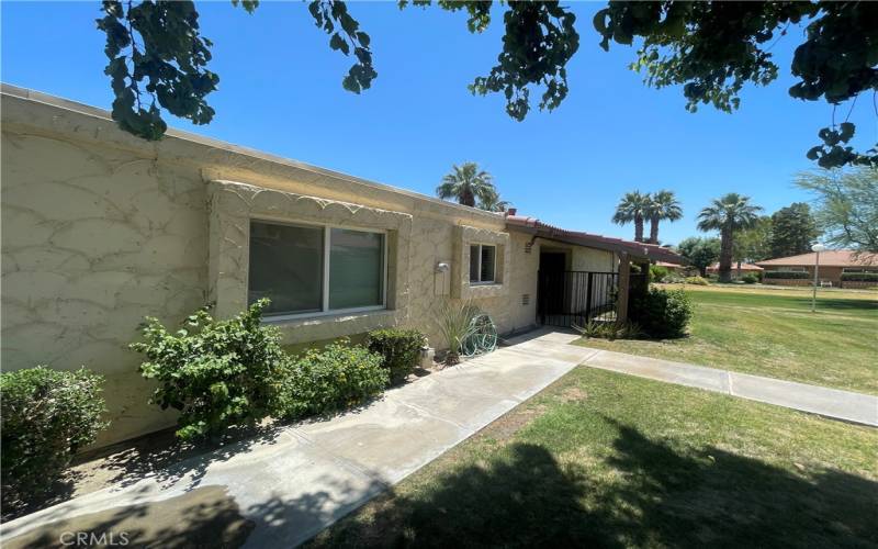 Front/Side walkway to  Entry