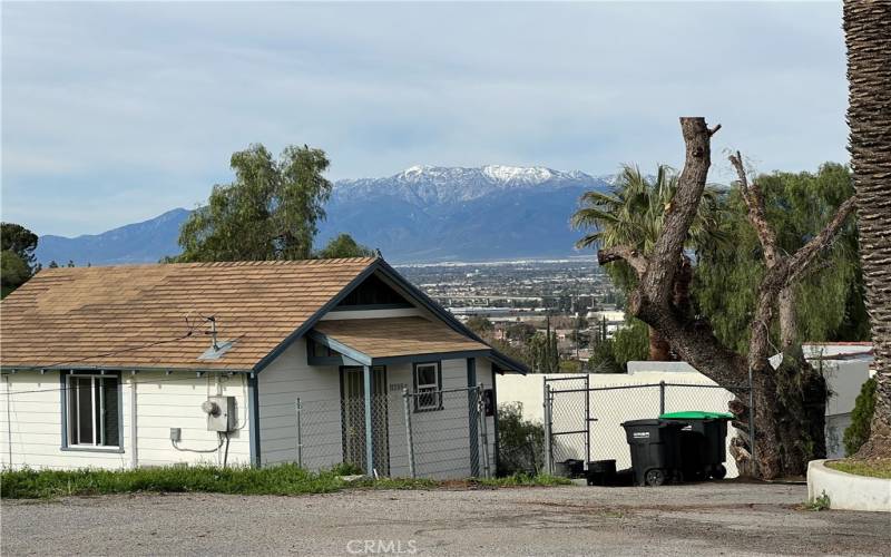 11288-C San Juan St, Loma Linda Front view faces east. North side Mtview of Mt. Baldy