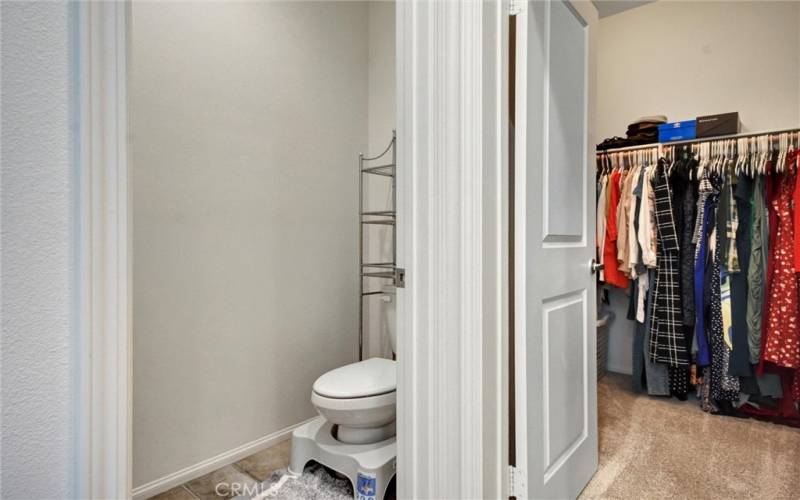 Primary Bathroom and Walk-in Closet