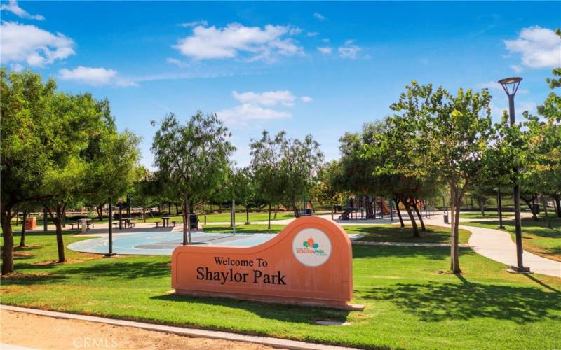 Shaylor Park - Across the street