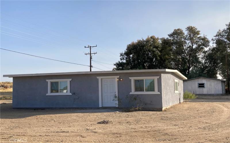 Back Unit - Rear.   Workshop/Storage Building behind