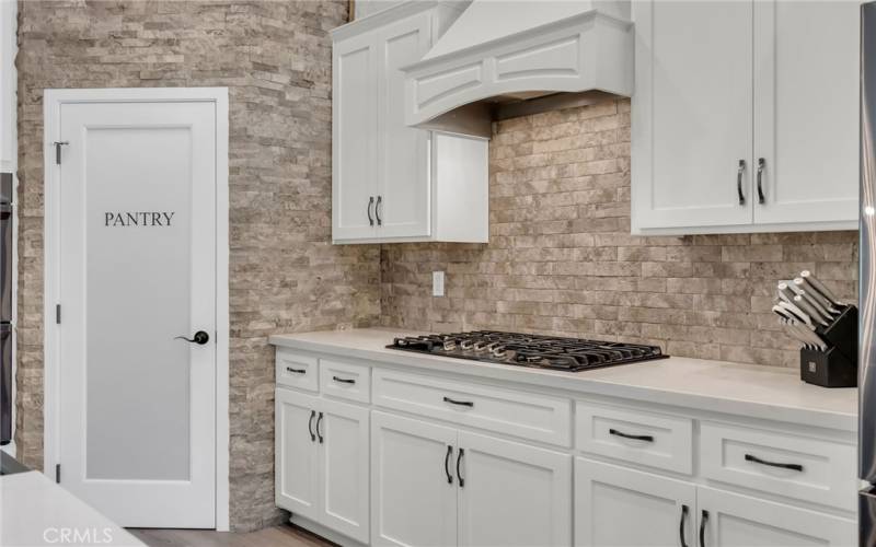 Walk-in Pantry and custom designed kitchen