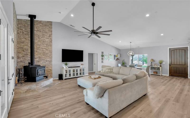 Gigantic Ceiling Fan and ceiling fans in all bedrooms