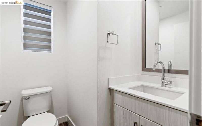 Primary bathroom, his and hers sink