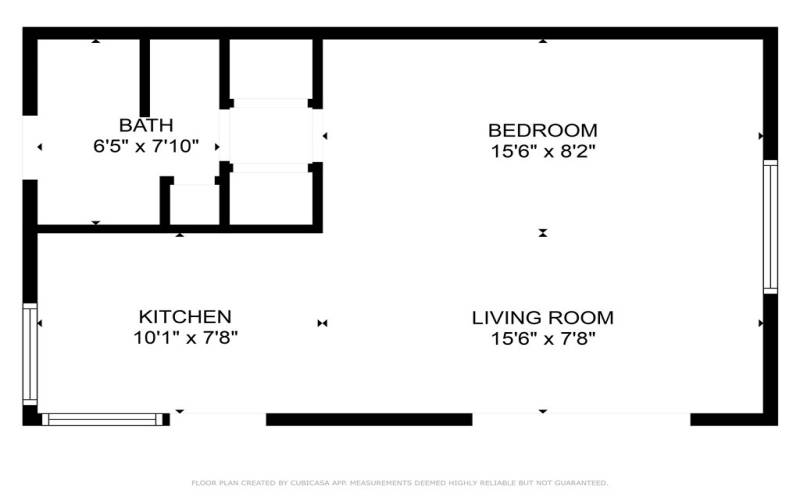 Floor Plan Pool/Guest House