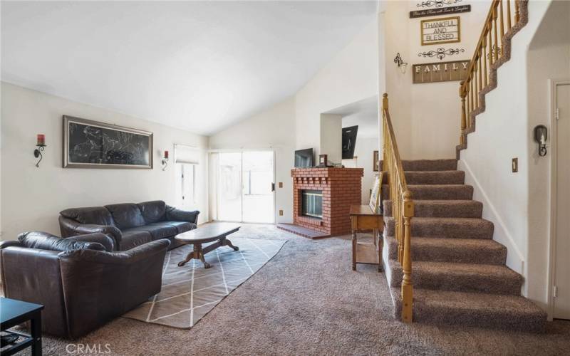 Living Room and Stairs