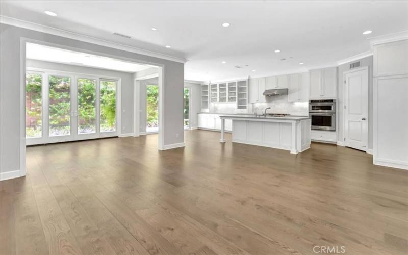 Family Room, Kitchen, Dining Area