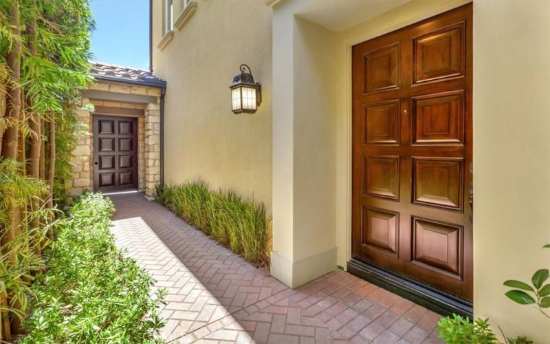 Private Courtyard and Front Door