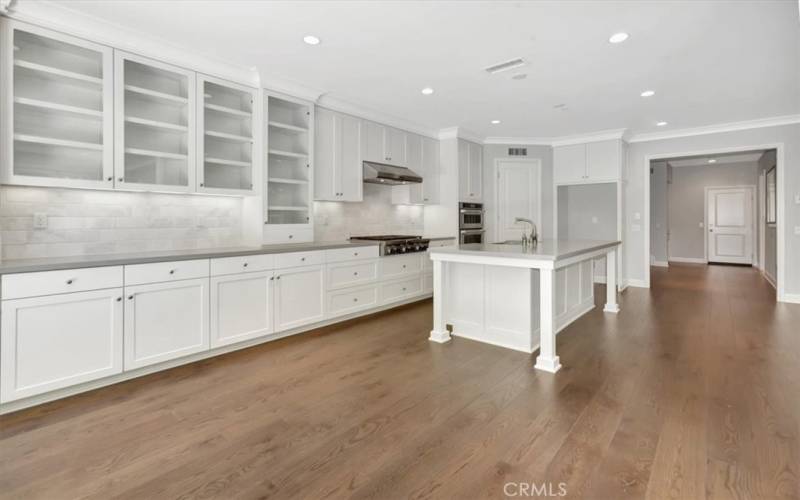 Breakfast/ Dining Area and Kitchen Center Island