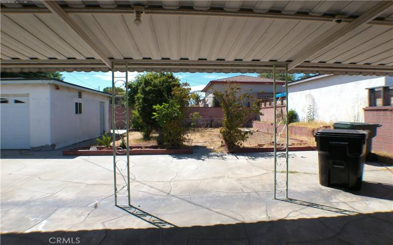 Patio and Backyard