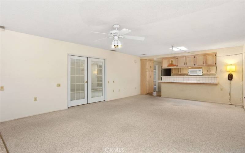 Family Room/French Doors to Living Room