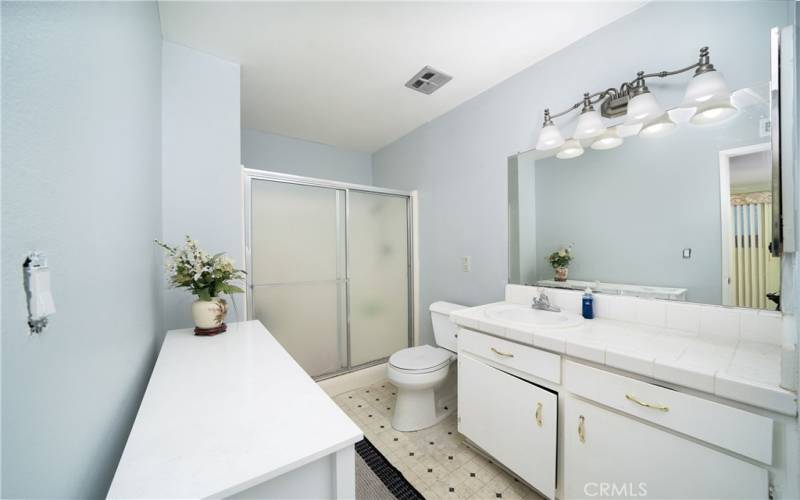 Master Bedroom w/ private bath.