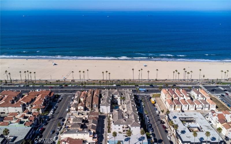 Arial view of community at PCH.