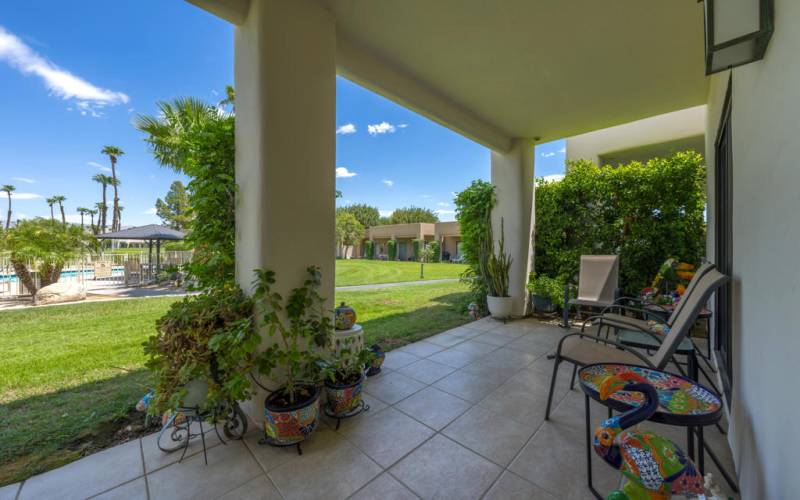 Covered patio