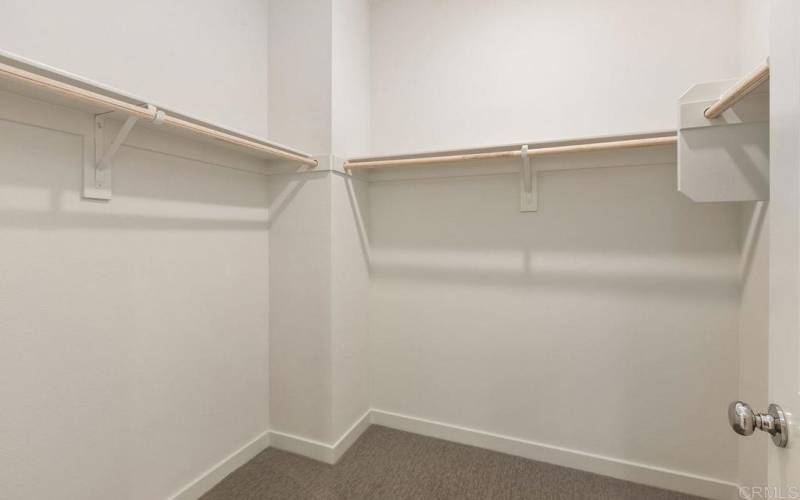 Walk-in-Closet off of the master bathroom