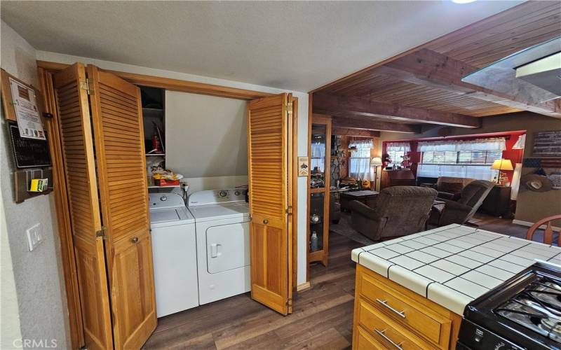 Laundry in Kitchen