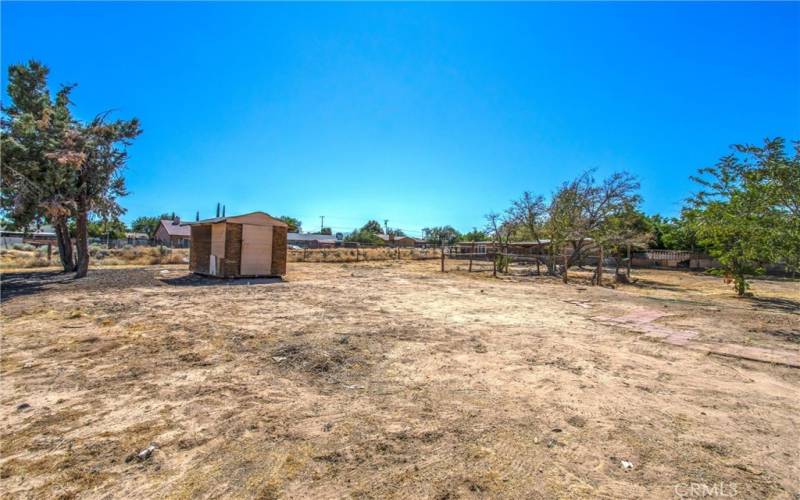 Large storage shed