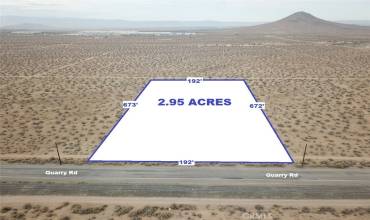 0 Quarry Road, Apple Valley, California 92307, ,Land,Buy,0 Quarry Road,HD24159347