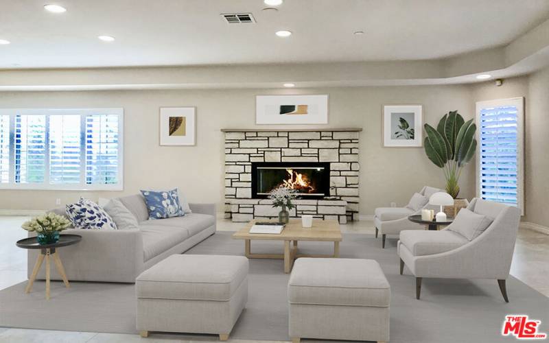 living room (virtual staged)