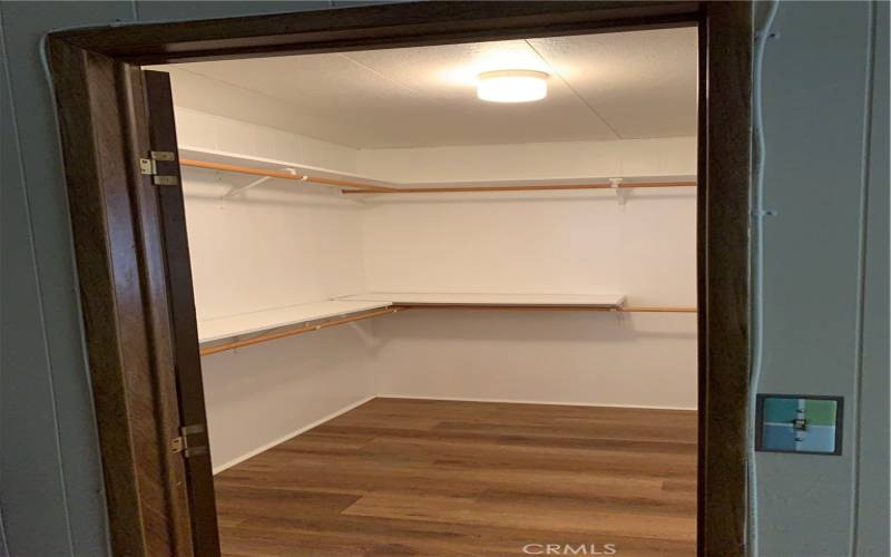 Primary Walk In Closet