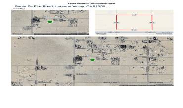 0 Santa Fe Fire Road, Lucerne Valley, California 92356, ,Land,Buy,0 Santa Fe Fire Road,CV24159588