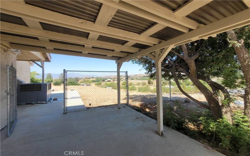 Covered patio off lower master (bedroom 1)