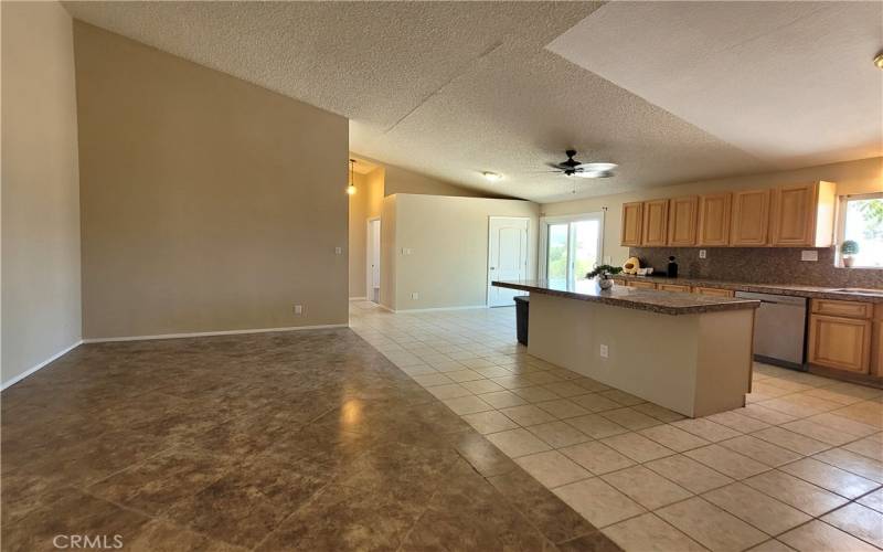 Kitchen and dining room