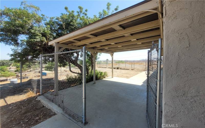 Covered patio and fenced in yard off lower master bedroom #1