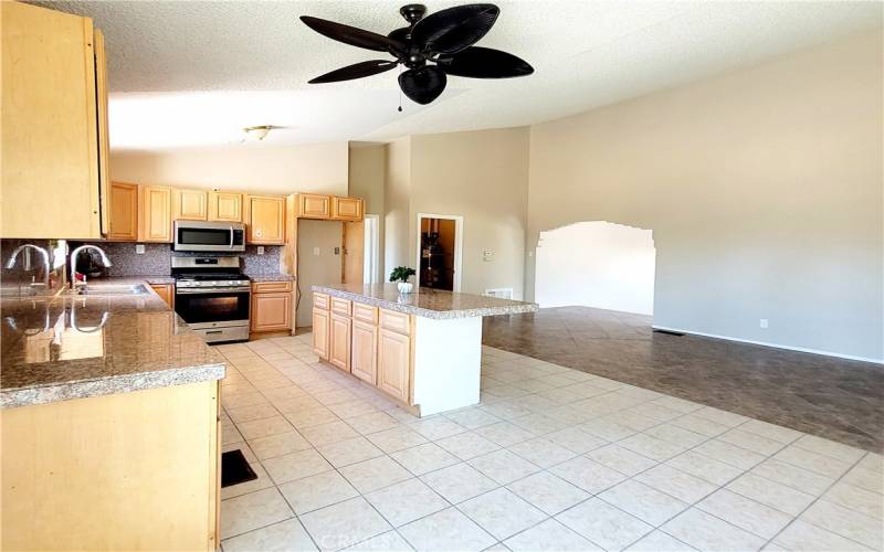 Kitchen and dining room