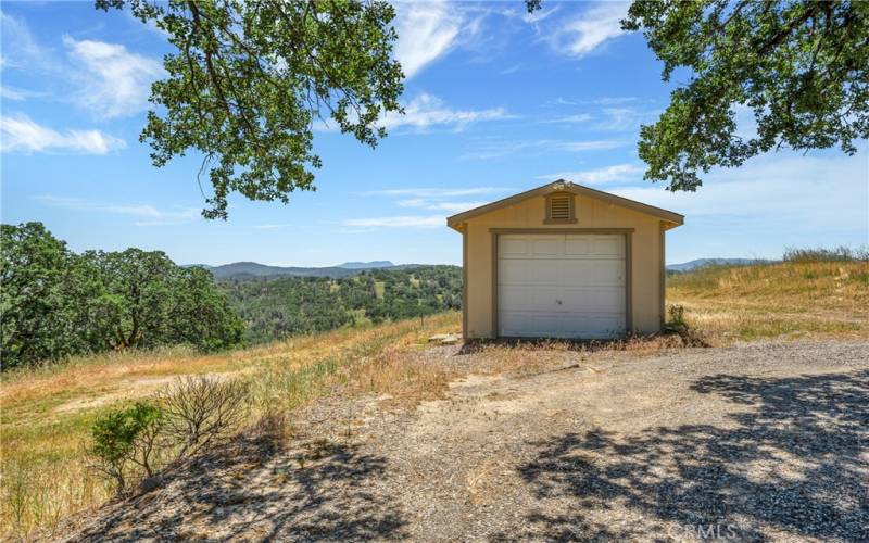 Garage near main house