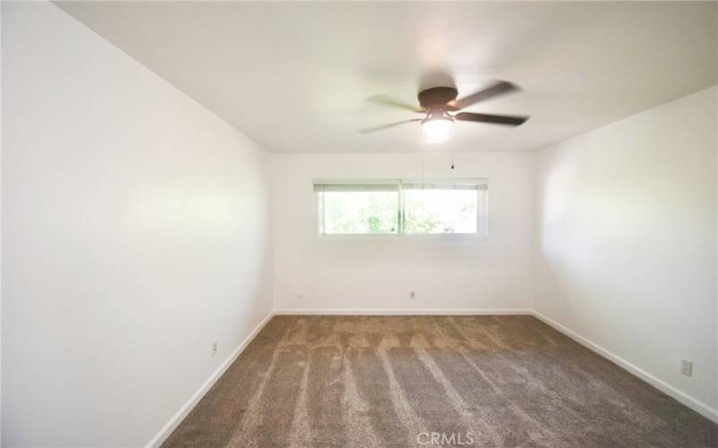 Main Bedroom with Double Pane Window/shades