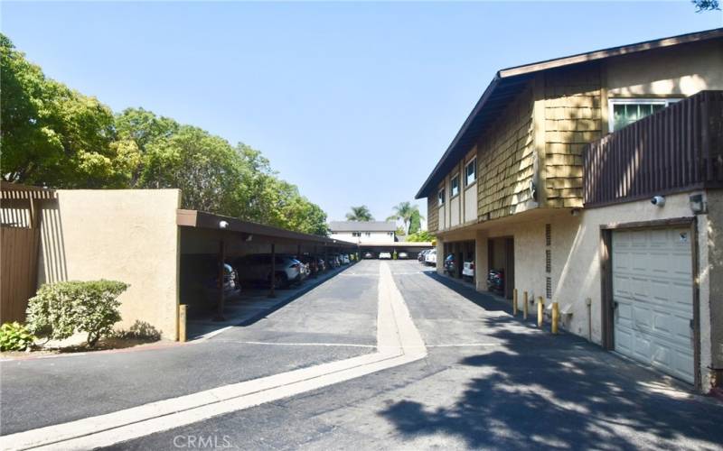 Carport Space Parking w/ storage