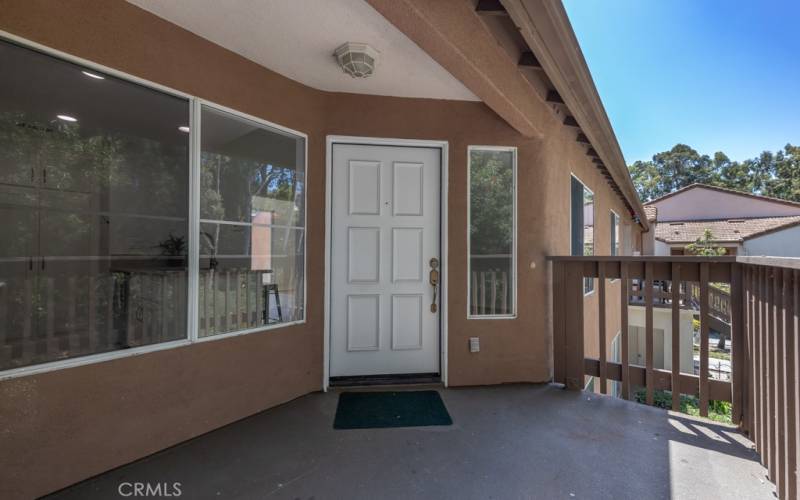 Front porch/deck area