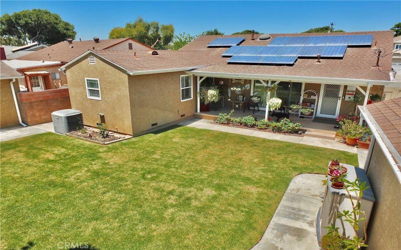 For those who value efficiency, this home comes with fully paid-for solar panels, ensuring you won’t have to worry about high electric bills.