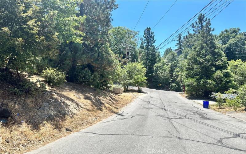 View looking towards Sandalwood Dr. from front of property