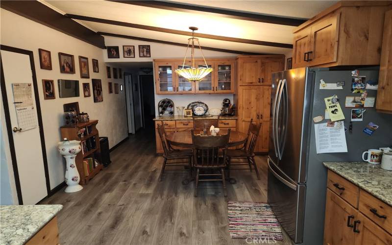 Built in Buffet cabinet with Pantry.