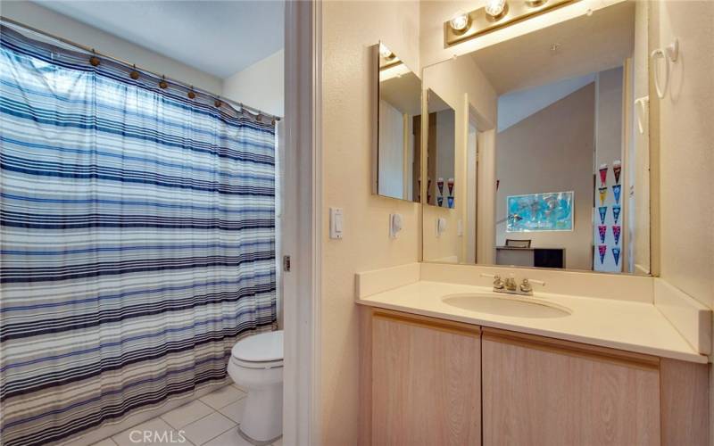 2nd master bath, tub/shower combo