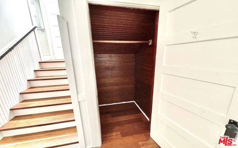 Downstairs Closet