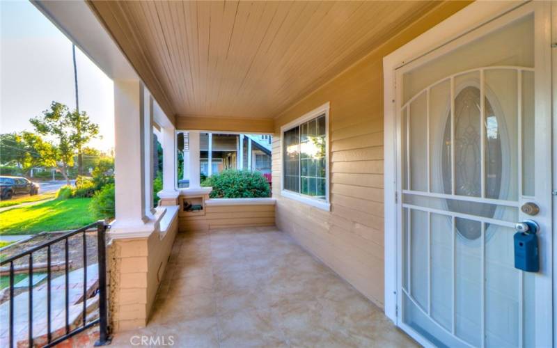 Lovely front porch