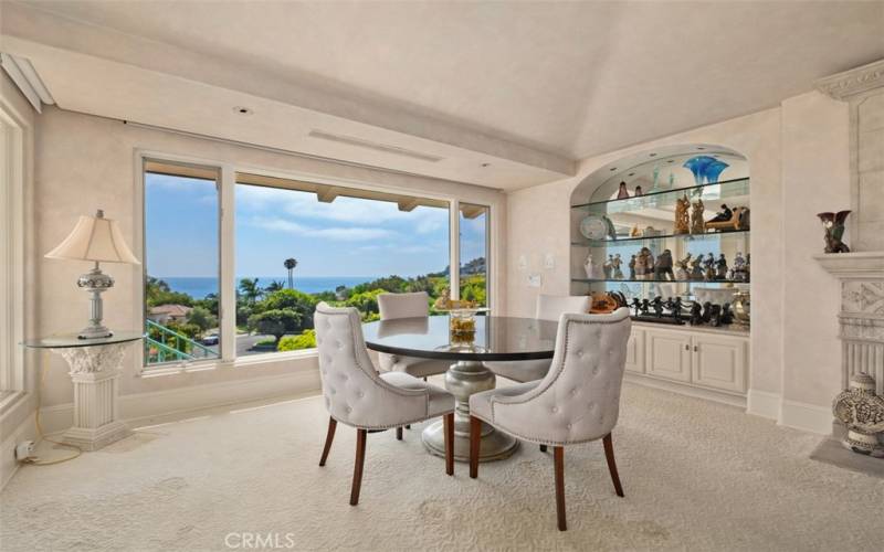 Casual dining inside or out on huge ocean view deck.