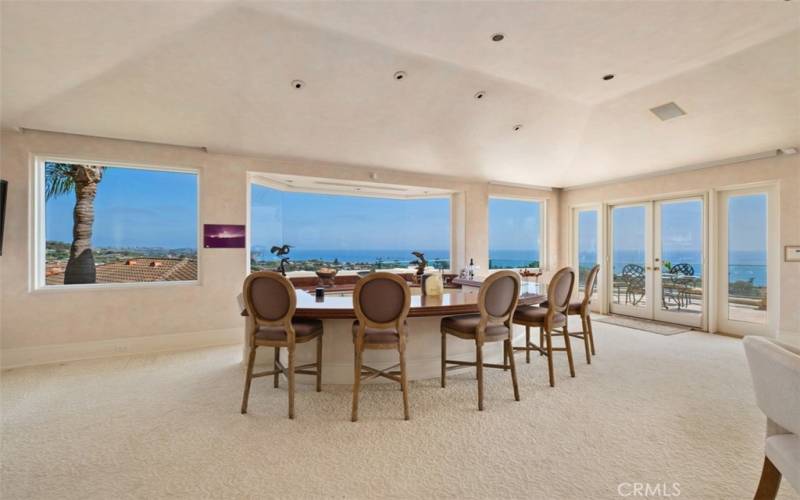 Let's talk about this truly Great room with wall to wall ocean views.