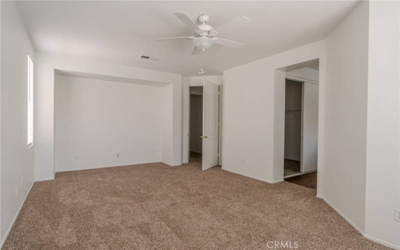 MASTER BEDROOM- MASTER BATH TO THE RIGHT