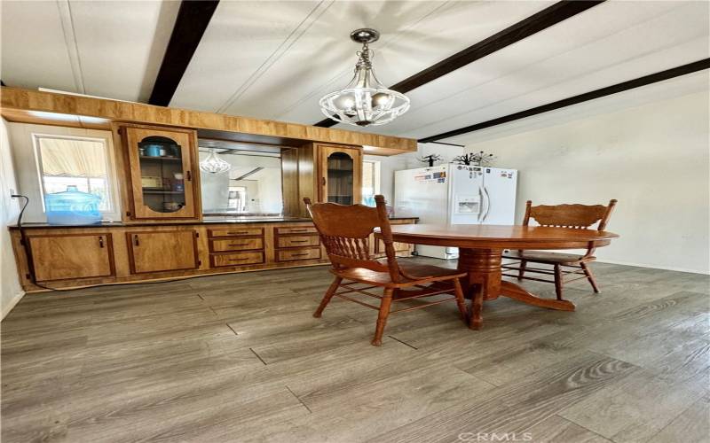 Dining Area with Built In!