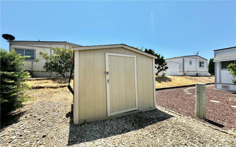 Storage Shed Included!