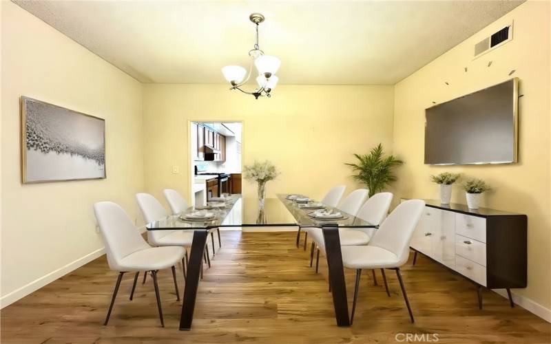 virtual staging | dining area